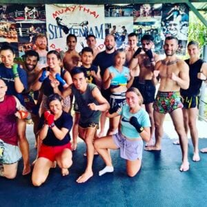 The students @ Sitjemam Muay Thai Camp, Pai, Northern Thailand.