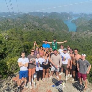 View point during hike on the Halong Hideaway Trip