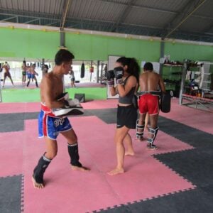 Training at Honour Muay Thai