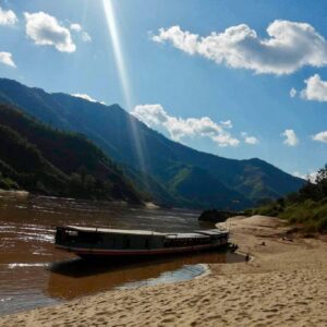 Slow Boat from Thailand top Laos, Mekong Cruise