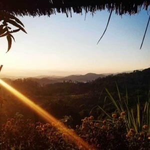 Sunrise view over Doi Inthanon National Park