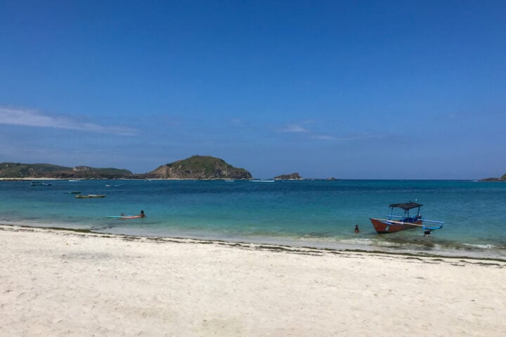 Tanjung Aan beach Kuta Lombok