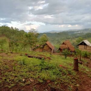 The camping huts in Doi Inthanon, Thailand.